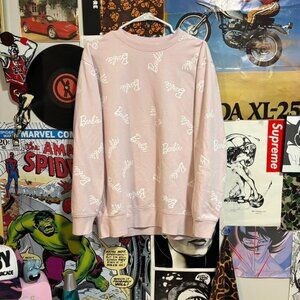 Pink Barbie crewneck sweatshirt
